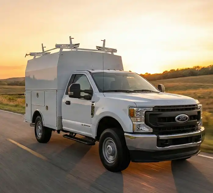 Falcon service body workflow and compartment layout